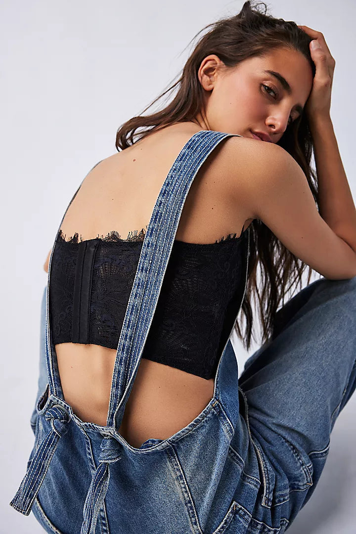 We The Free Fields Of Flowers Wide-Leg Overalls - La De Da