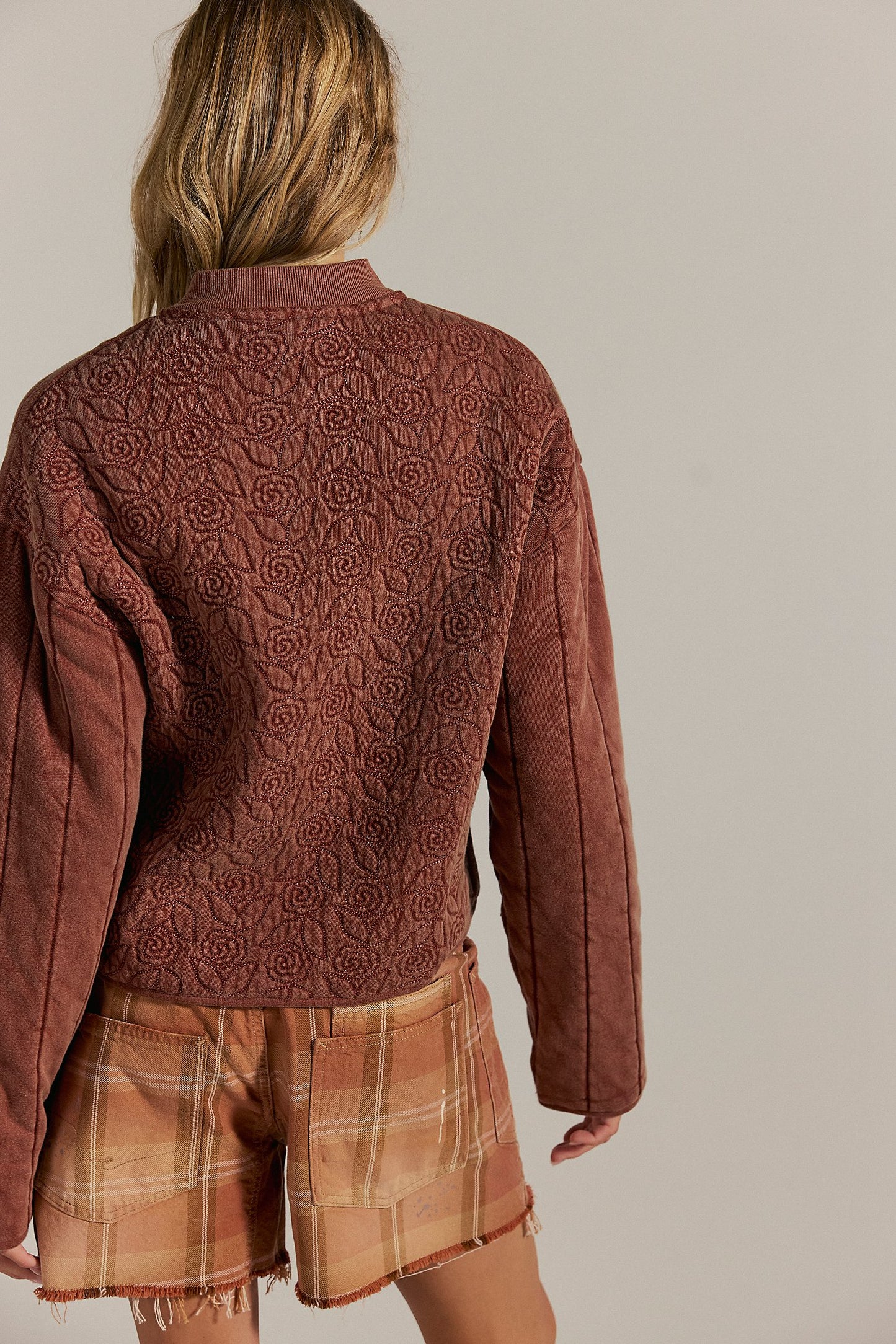 Rose Sweatshirt - Cinnamon Stick