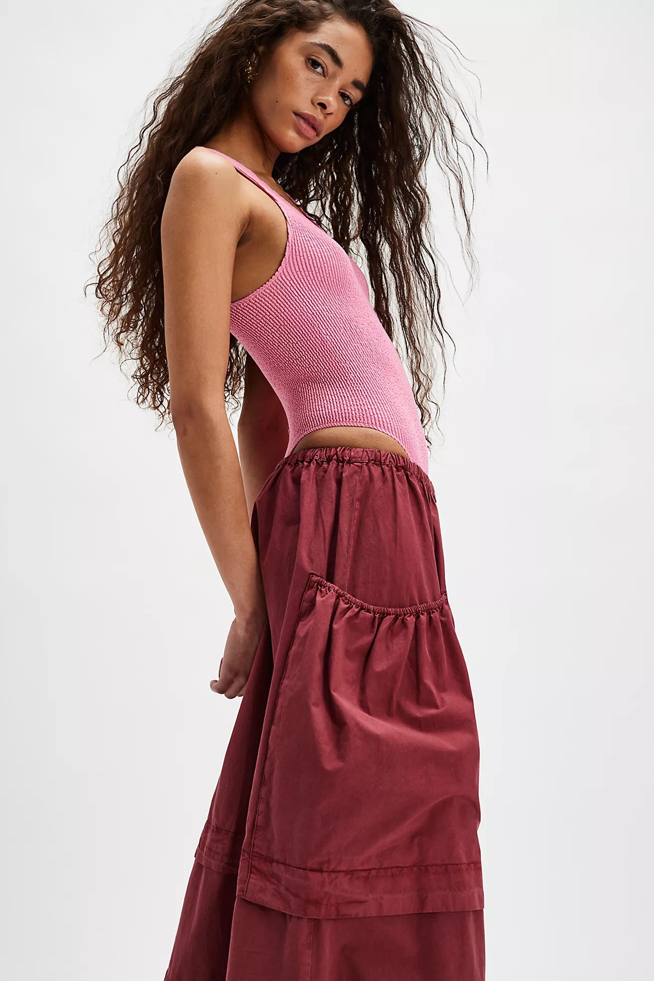 Eloise Maxi Skirt - Syrah