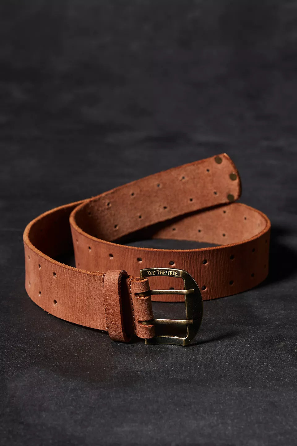 Double Cross Belt - Cognac