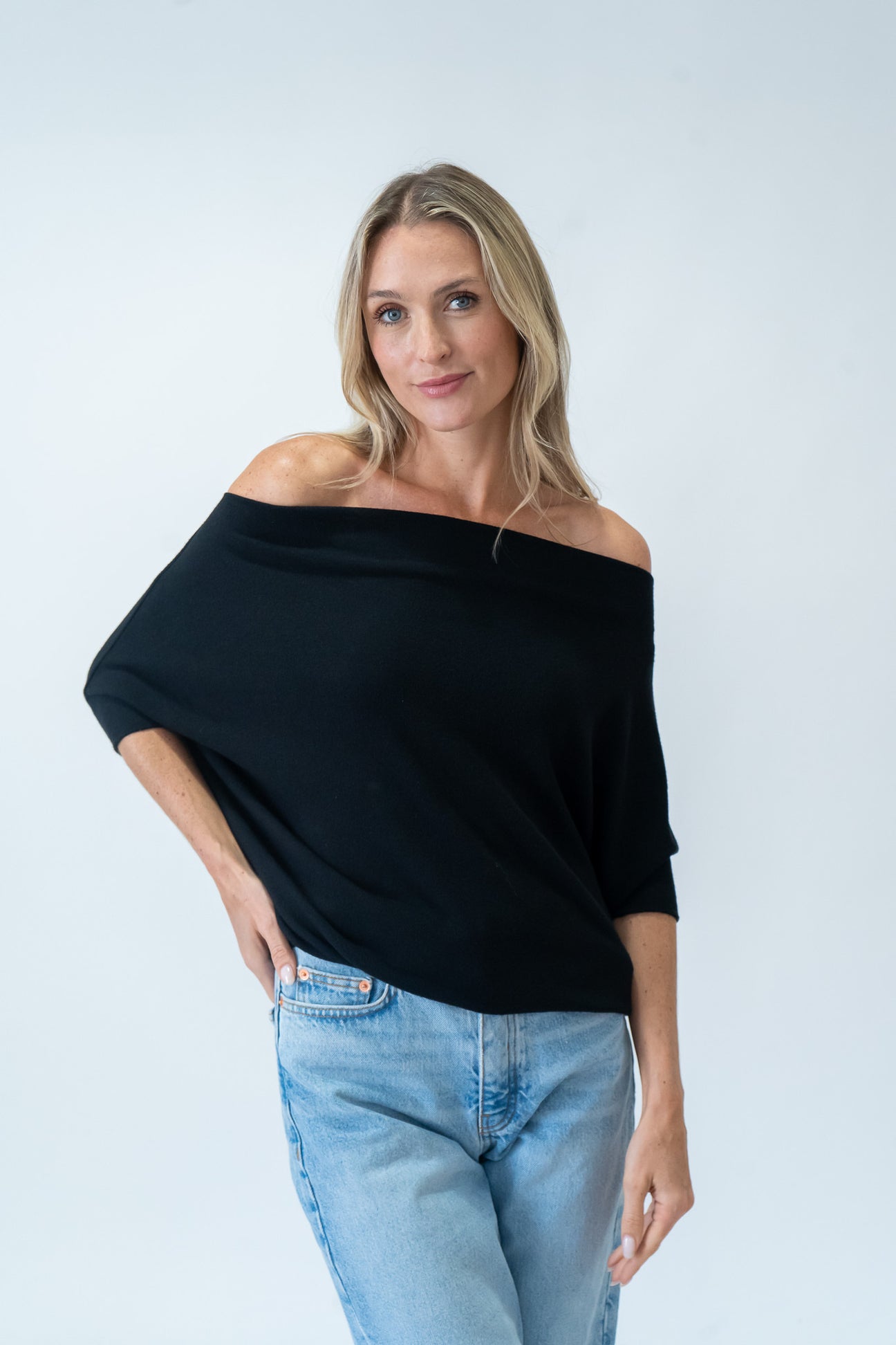 Short Sleeve Anywhere Top - Black