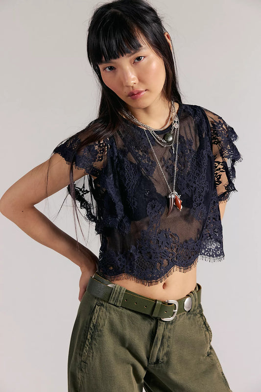 Lunar Ash Lace Top - Multiple Colors