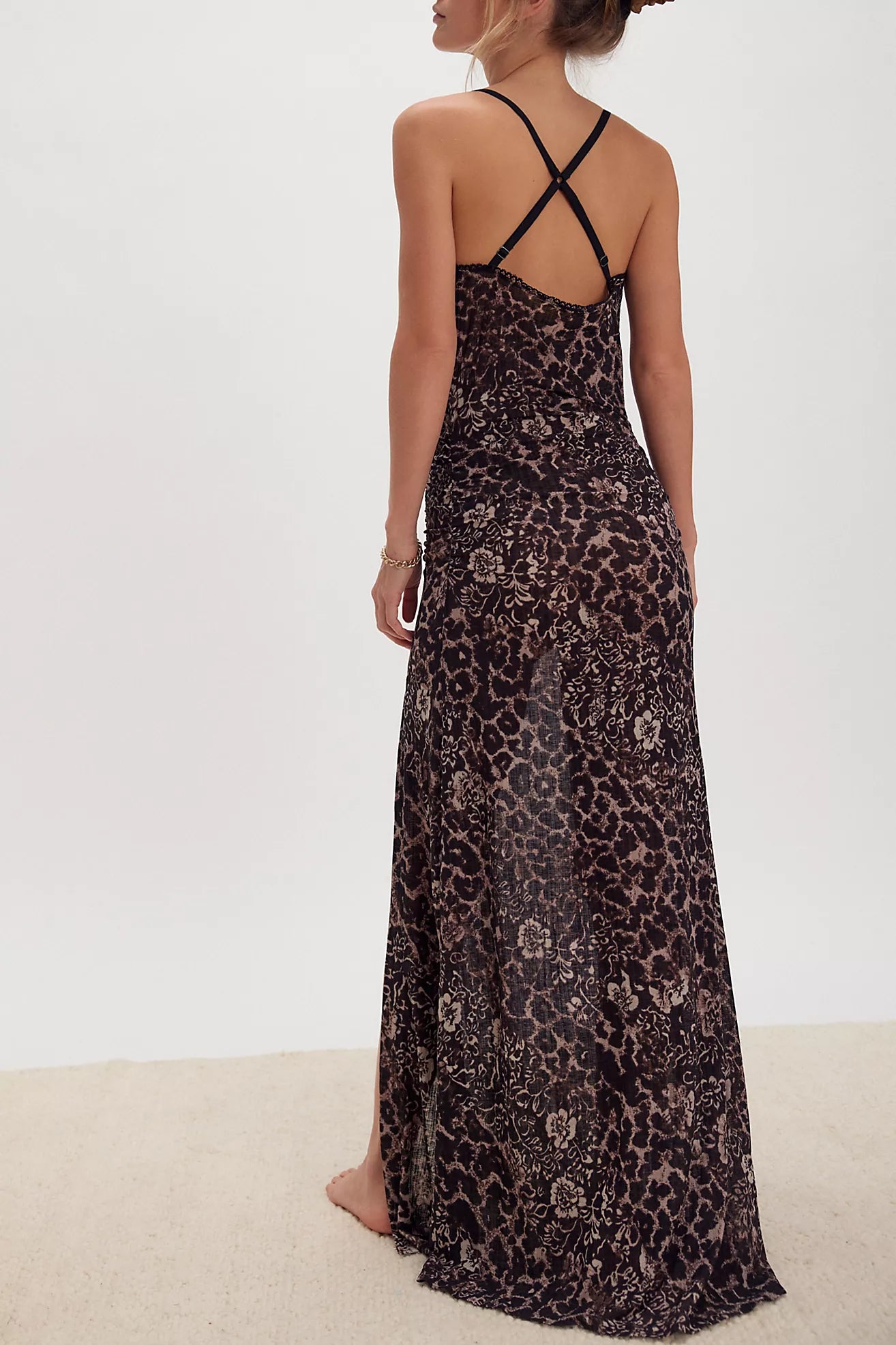 Concrete Jungle Maxi Slip - Black Combo