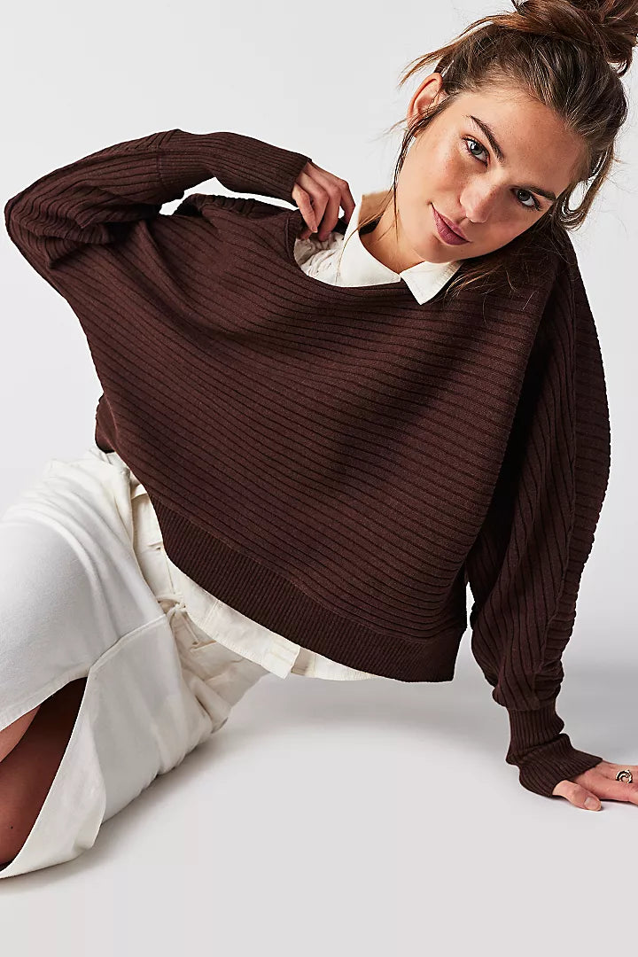 Sublime Pullover - Chocolate Lava - La De Da
