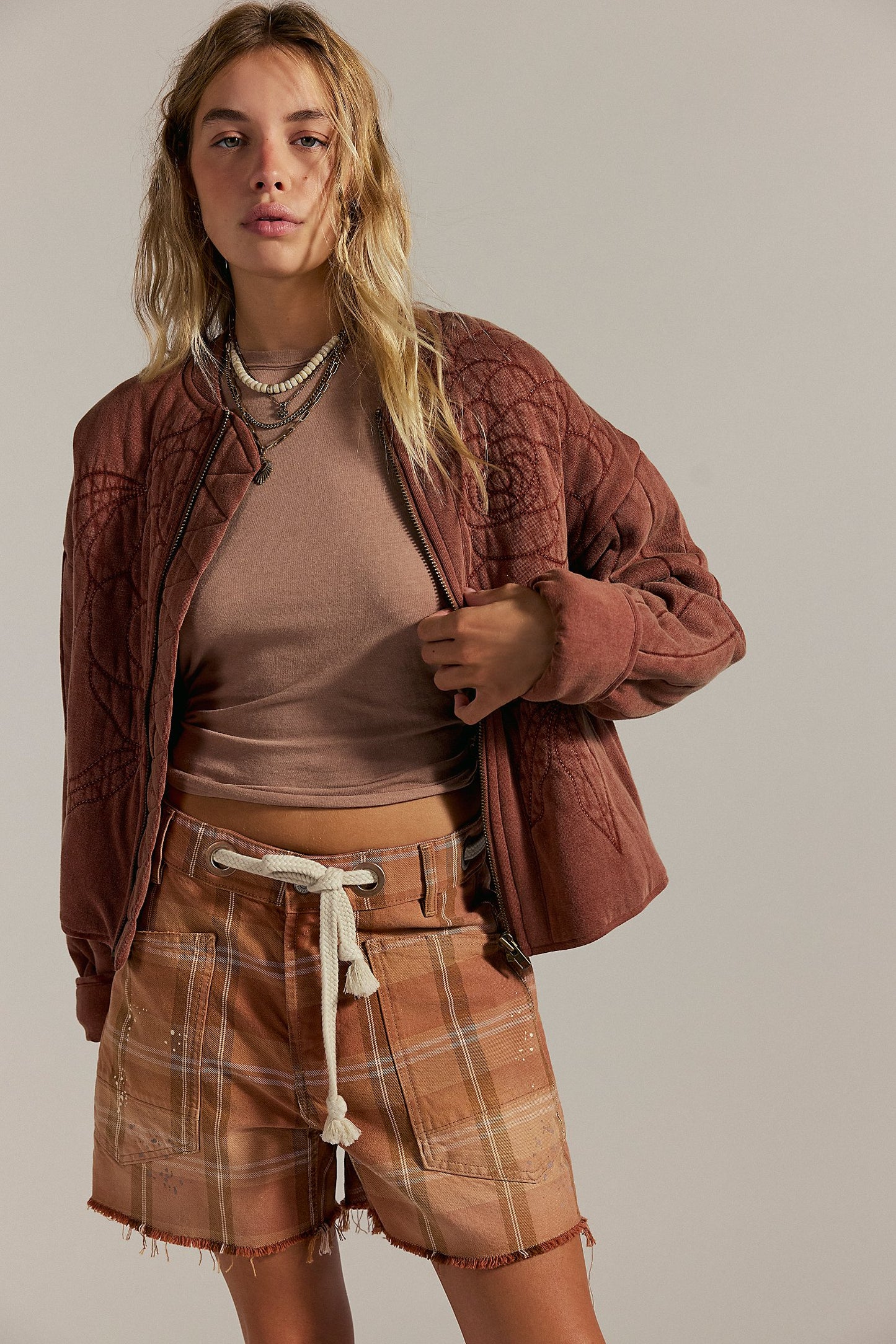 Rose Sweatshirt - Cinnamon Stick