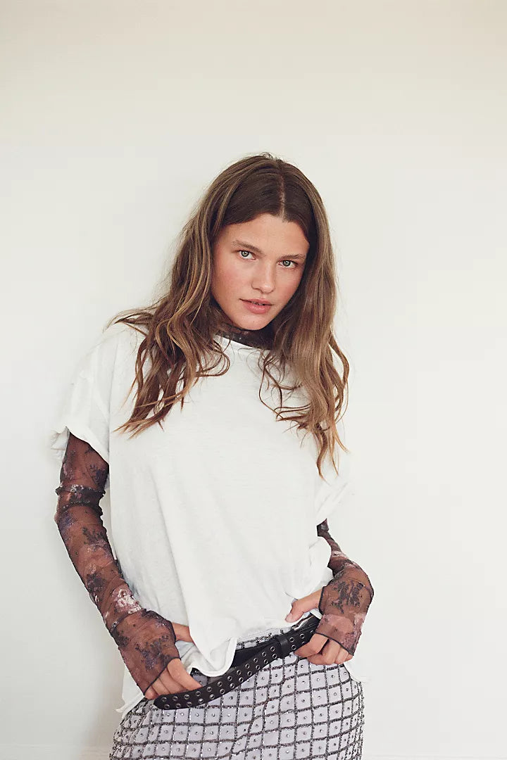 Lady Lux Printed Layering Top - Night Sky - La De Da