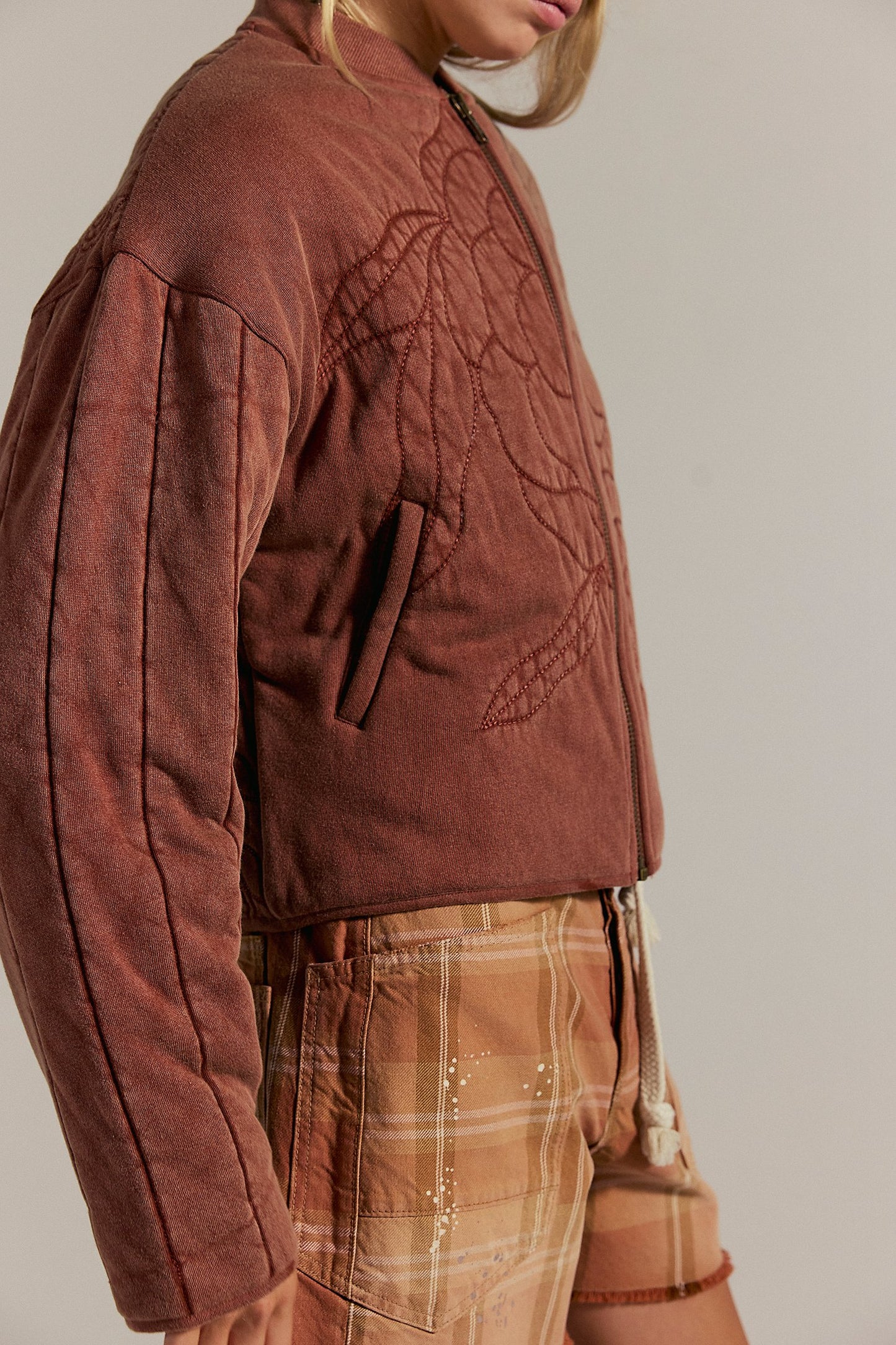 Rose Sweatshirt - Cinnamon Stick