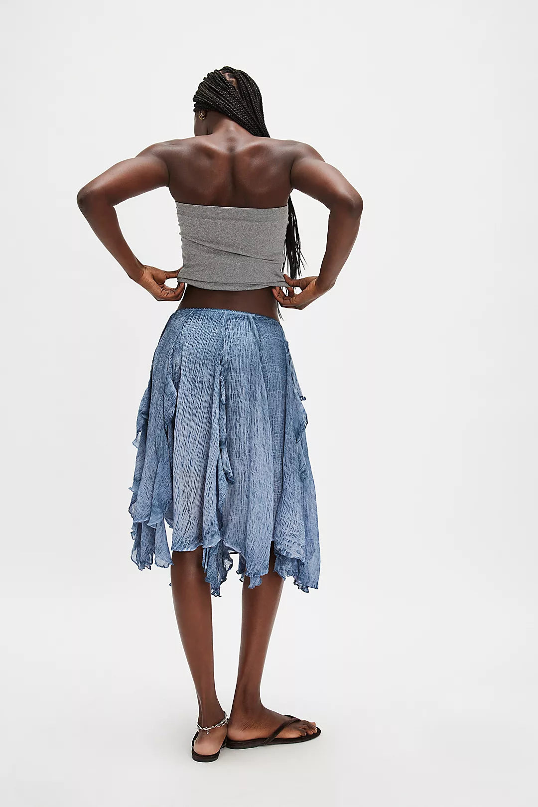 Susanna Midi Skirt - Dark Denim