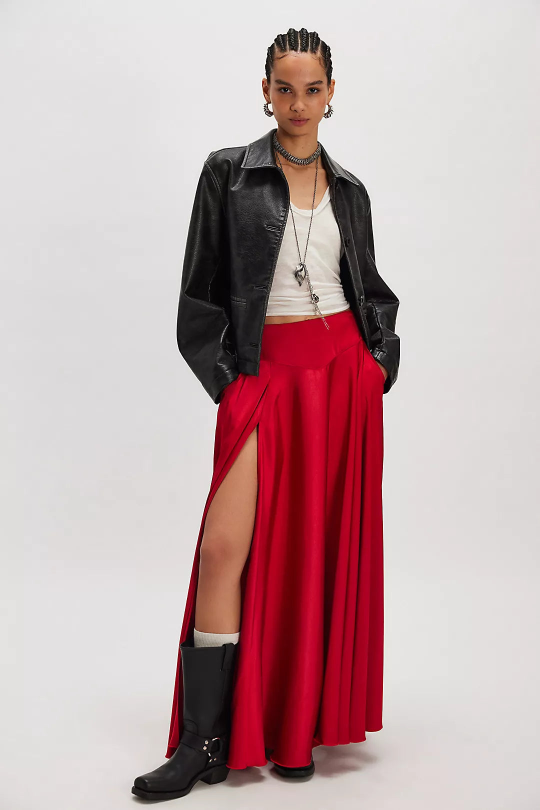 Chilco Maxi Skirt - Salsa
