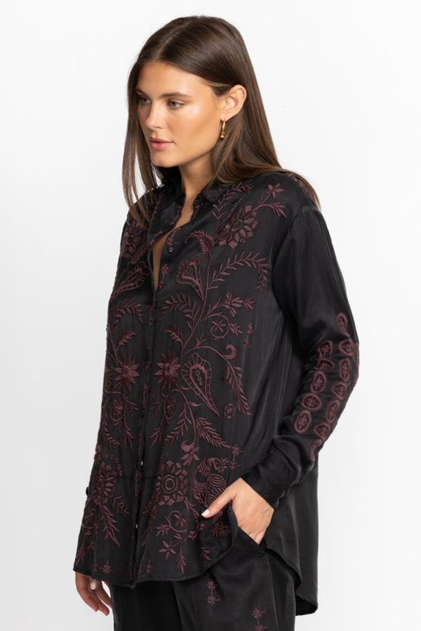 Chloe Oversized Shirt Tunic - La De Da
