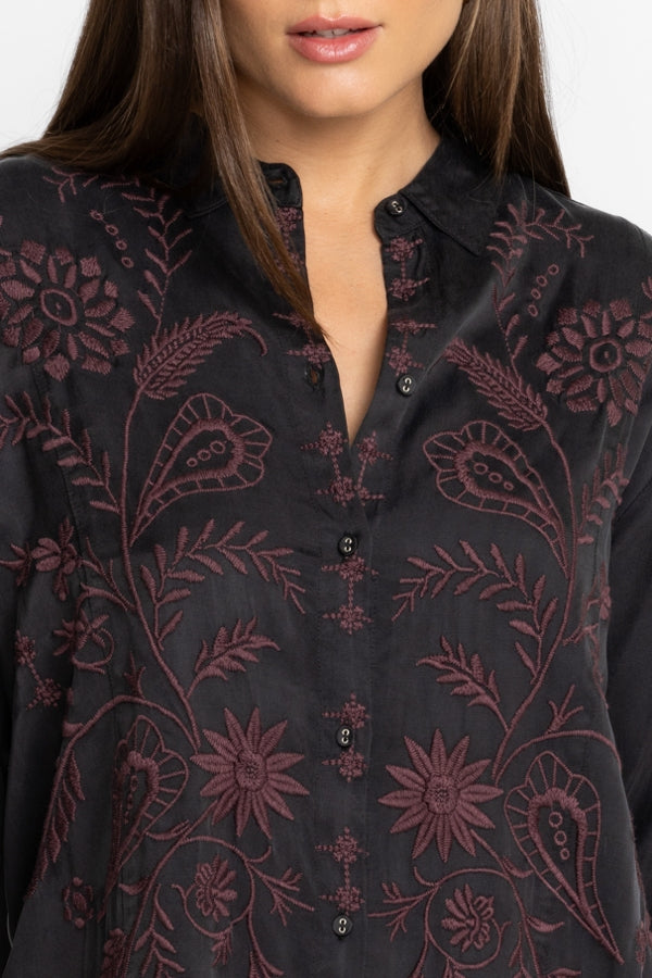 Chloe Oversized Shirt Tunic - La De Da