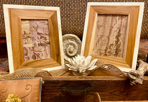 Framework Wood and Bone Photo Frame 5x7 - La De Da