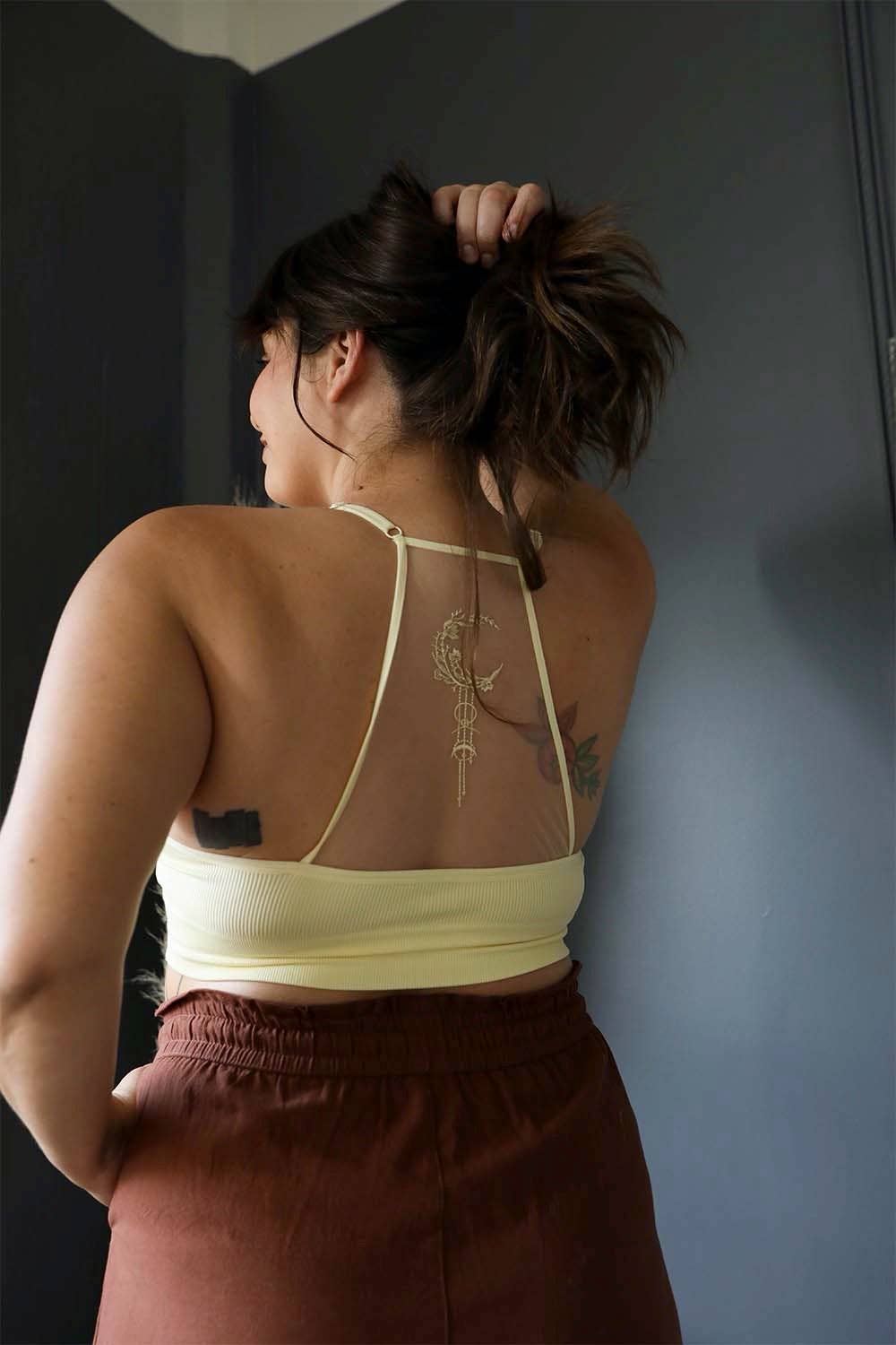 Olive Dream Catcher Tattoo Bralette Plus - La De Da