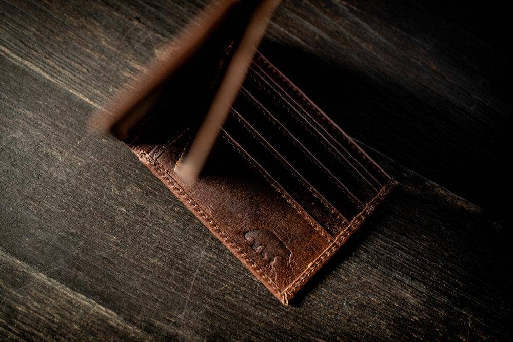 Bifold Leather Wallet - La De Da