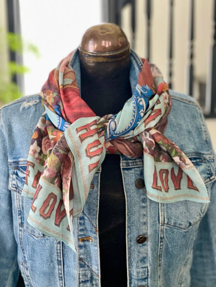 Love Language Bohemian Bamboo Scarf - La De Da