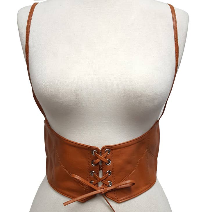 Brown Soft Corset Belt - La De Da