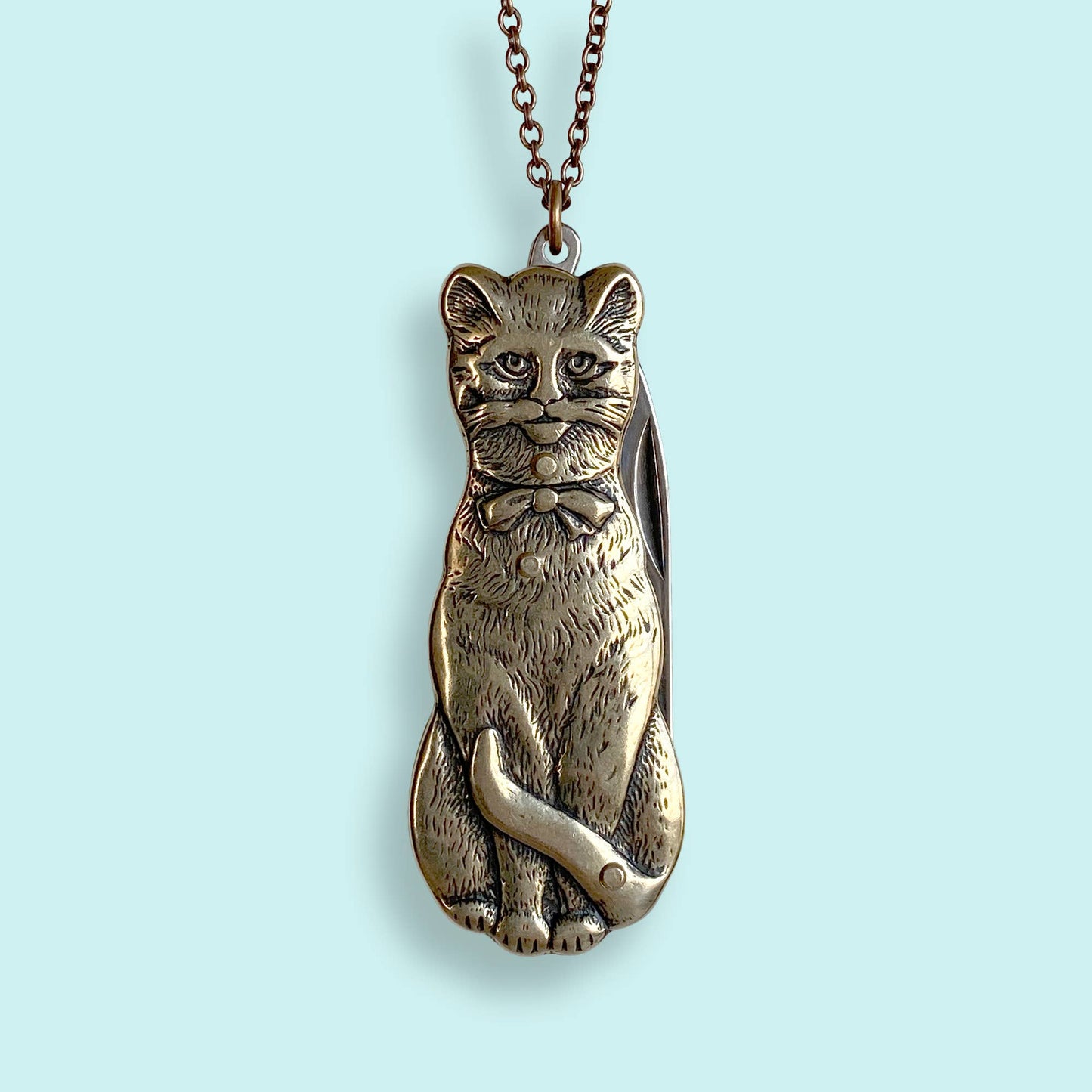 Cat Knife Necklace - La De Da
