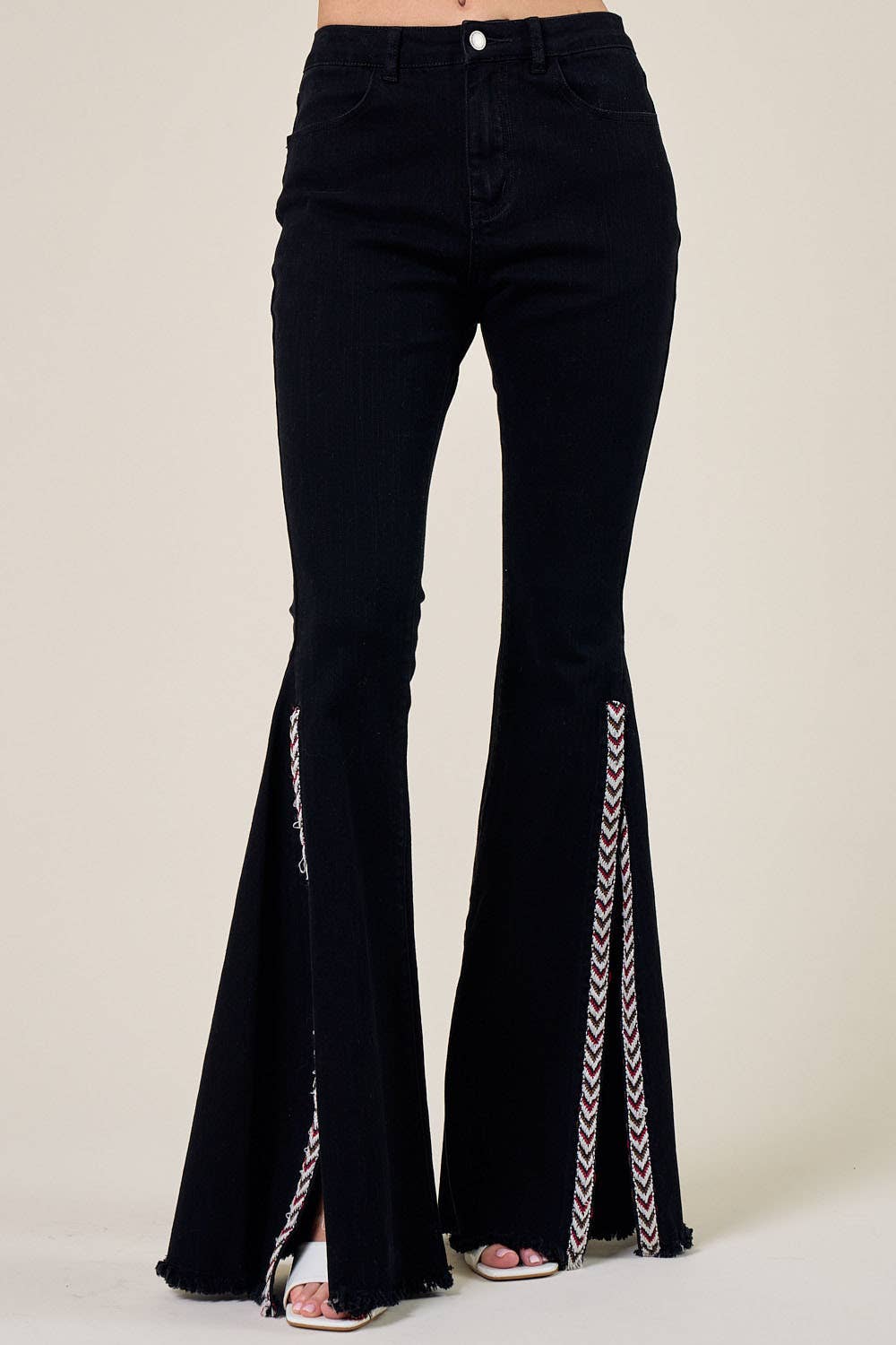 Aztec Trim Split Flare - La De Da