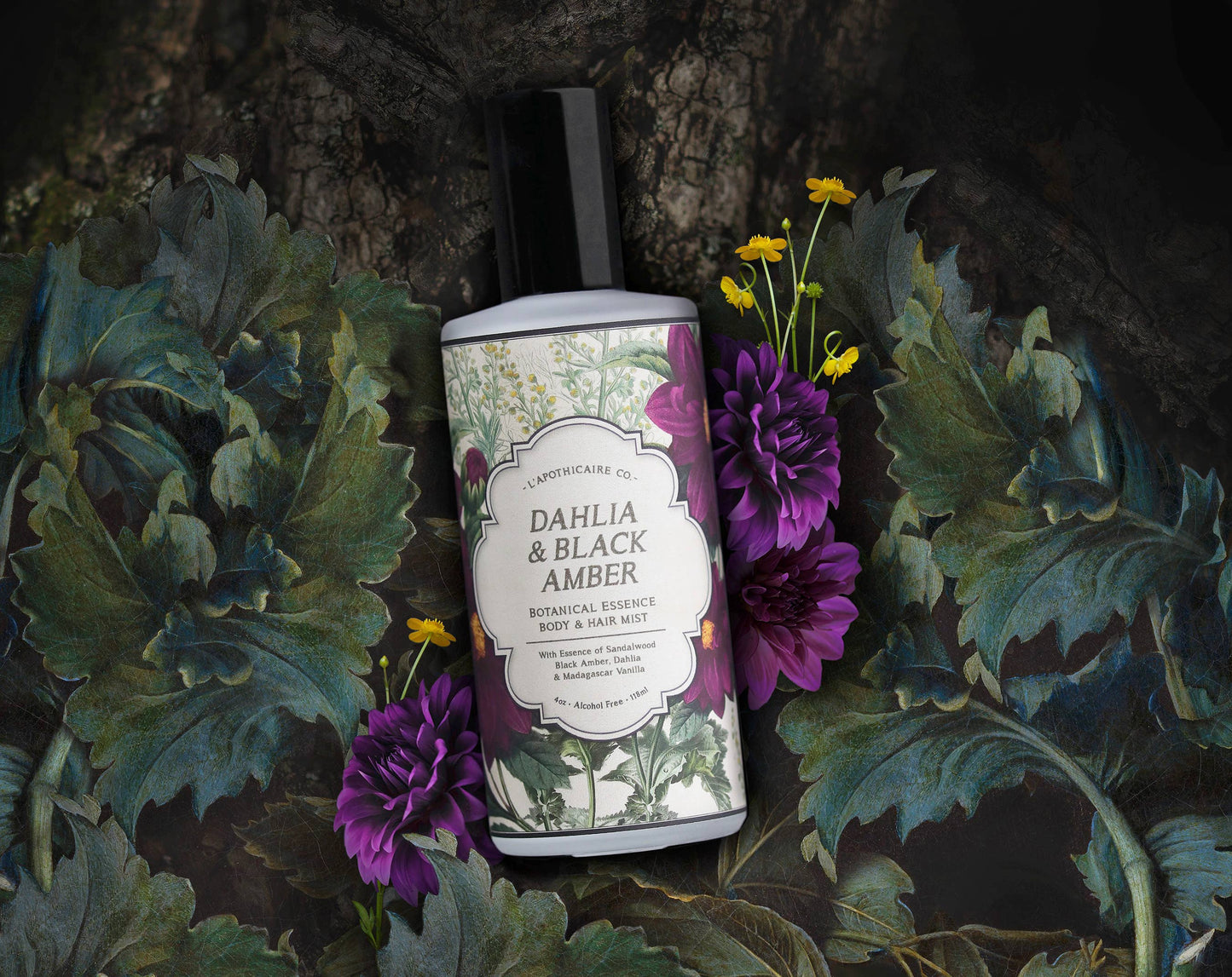 BOTANICA | Dahlia + Black Amber | Hair & Body Mist - La De Da