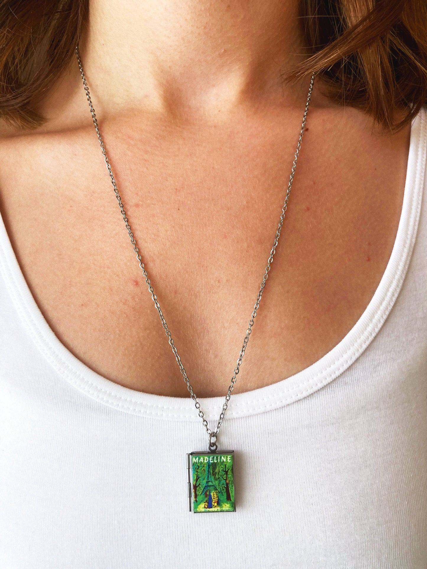 Book Locket Madeline - Stainless Steel