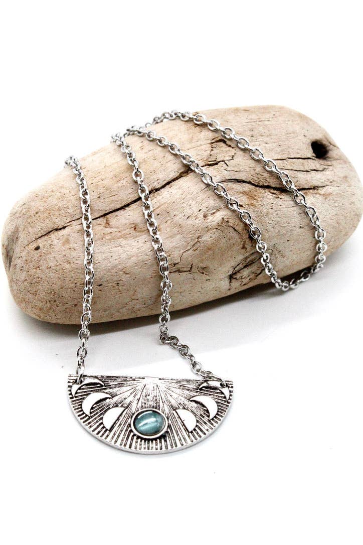 Mystic Moon Phases Necklace - La De Da