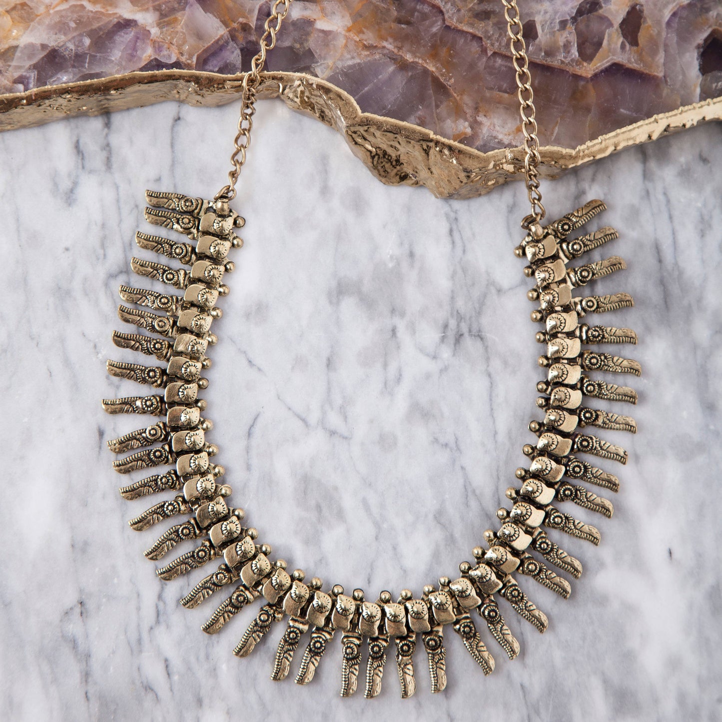 Decorated Collar Necklace - La De Da