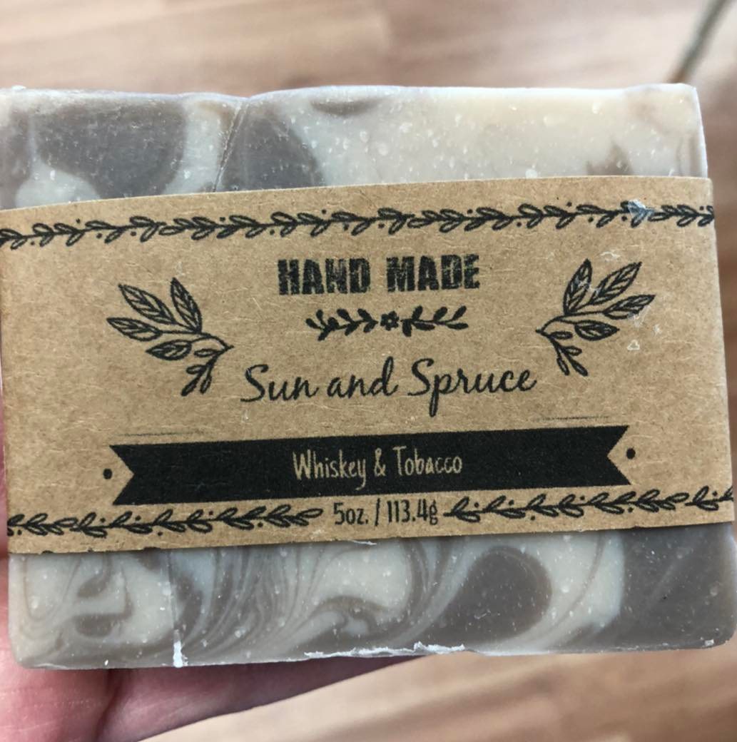 Whiskey & Tobacco Bar Soap - La De Da