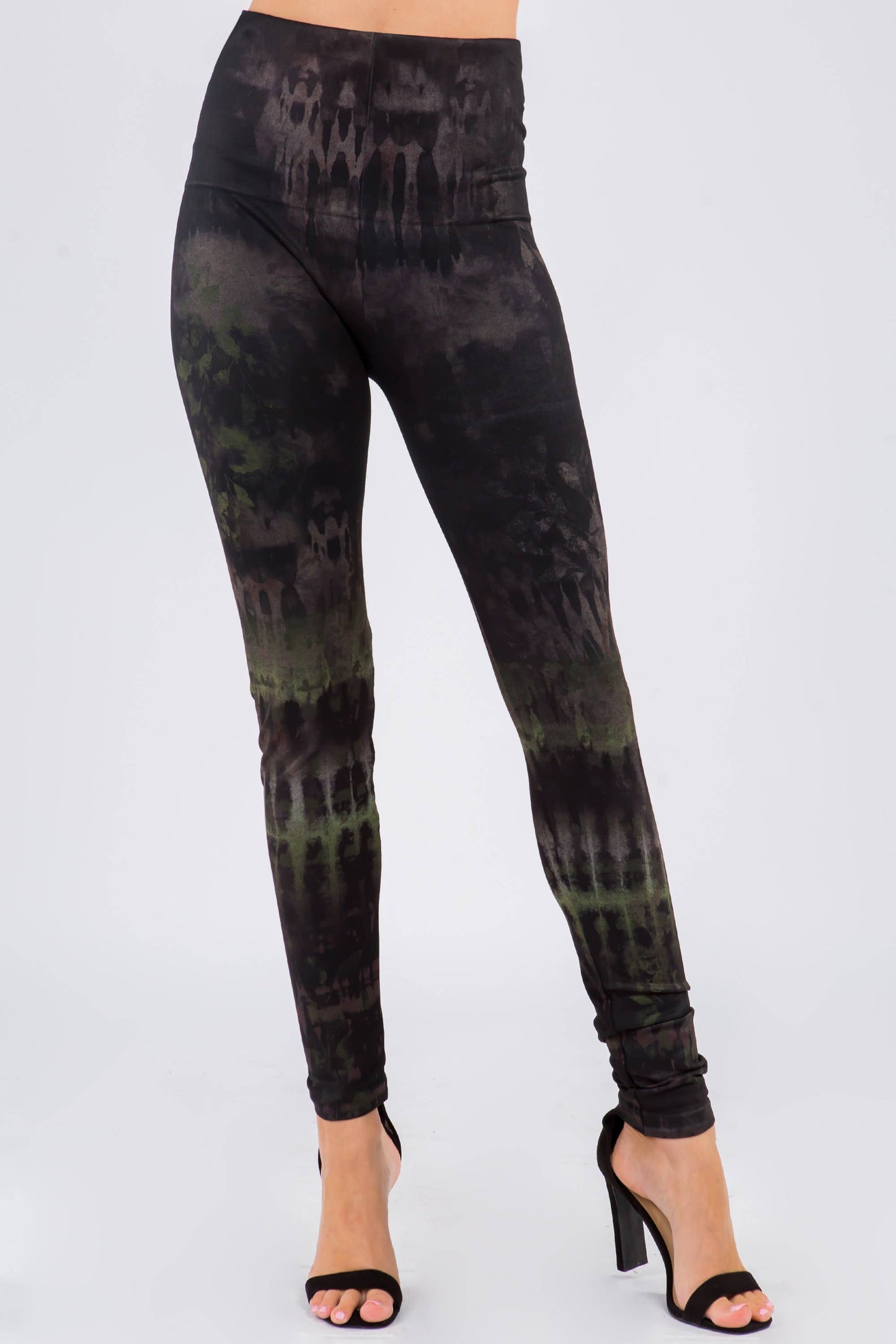 Textured Butterfly Print Leggings (ET) - La De Da