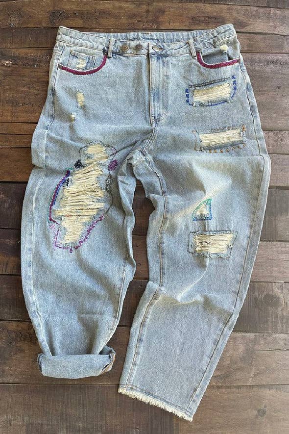 Mixed Up Jeans - La De Da