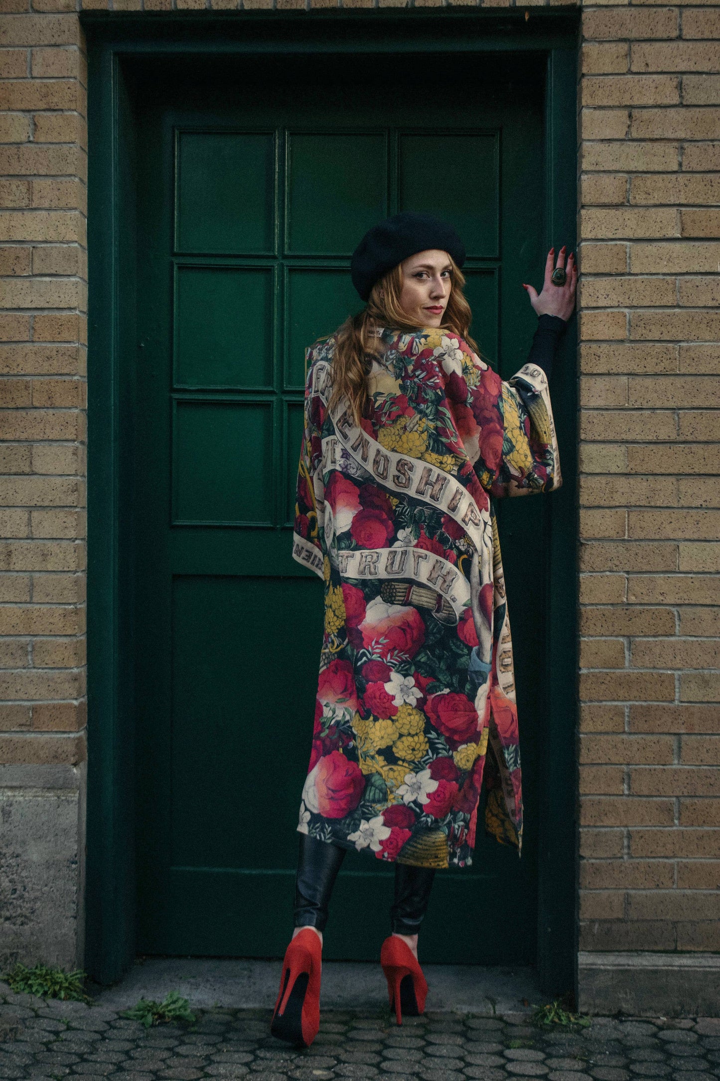 Friendship Love and Truth Long Duster Bamboo Kimono Robe - La De Da