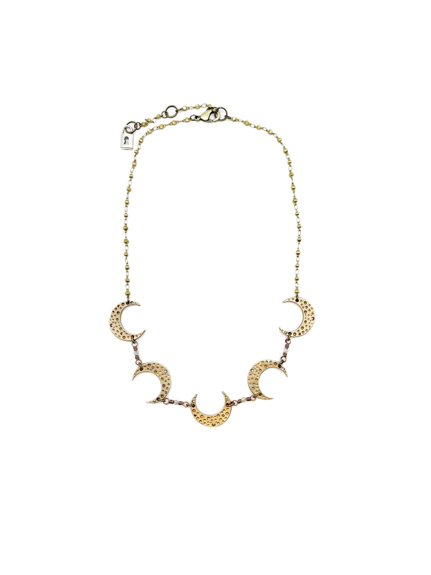 Multi Crescent Moon Necklace - La De Da