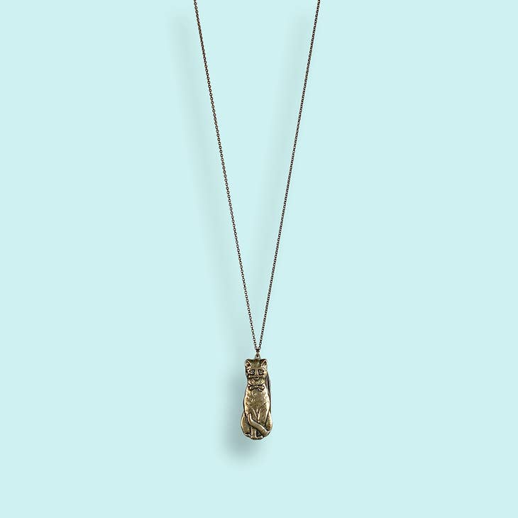 Cat Knife Necklace - La De Da