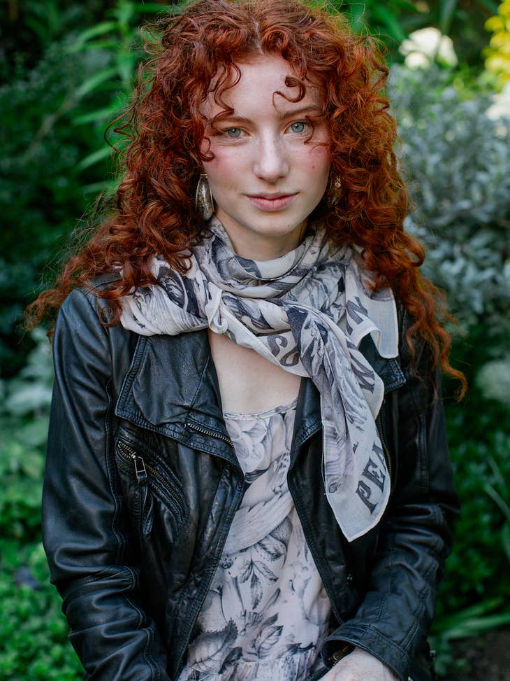 Peace Wine & Sunshine Printed Bamboo Scarf - La De Da