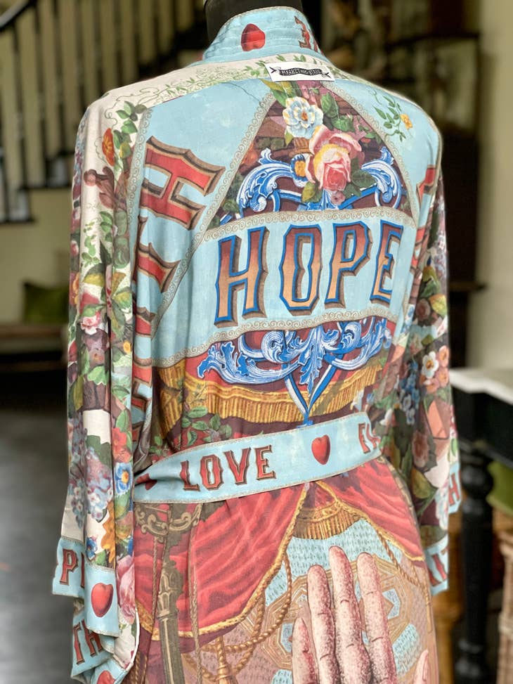 Love Language Bamboo Kimono Gown - La De Da