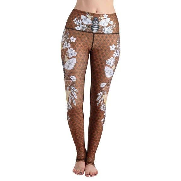 Beeloved Printed Yoga Leggings - La De Da