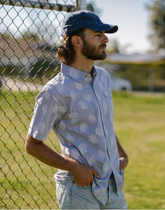 Andy Printed Slub Shirt - La De Da