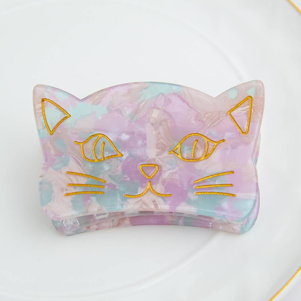 Acrylic Cute Cat Claw Clip - La De Da