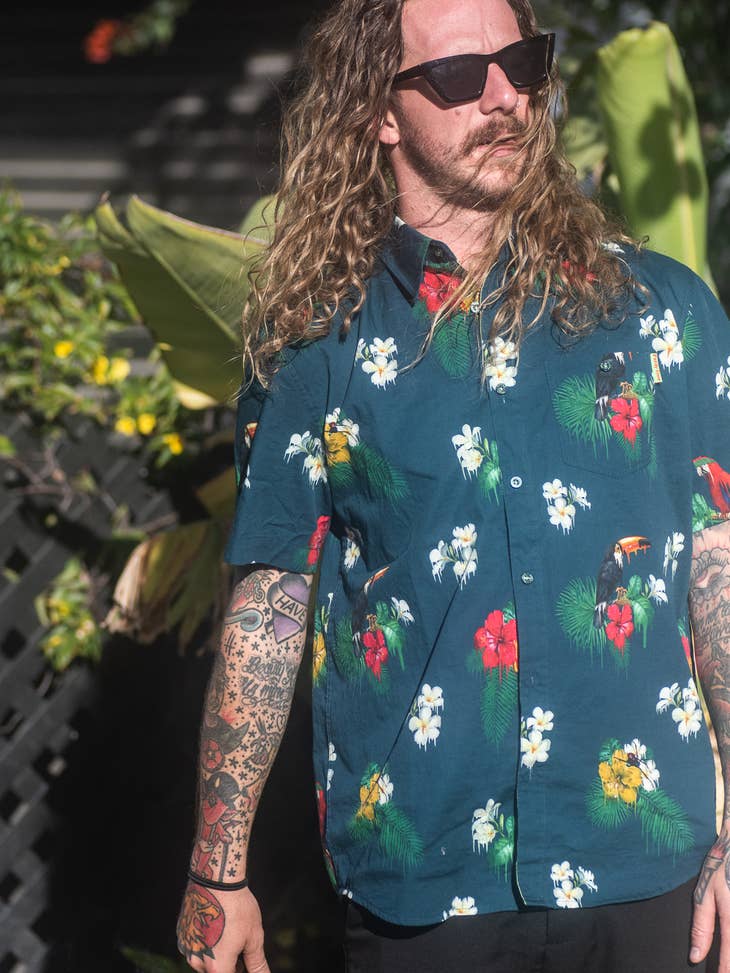 Acid Floral Button - La De Da