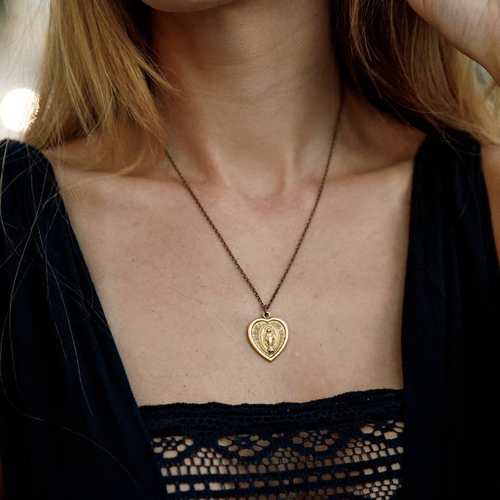 Virgin of Guadalupe Necklace - La De Da