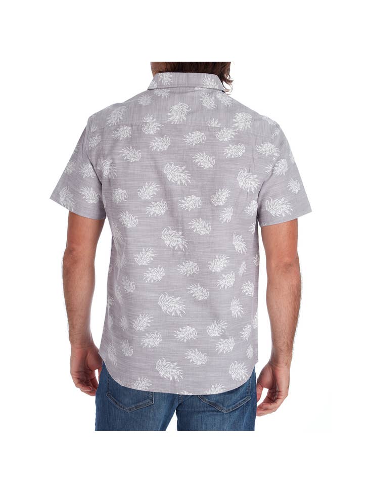 Andy Printed Slub Shirt - La De Da
