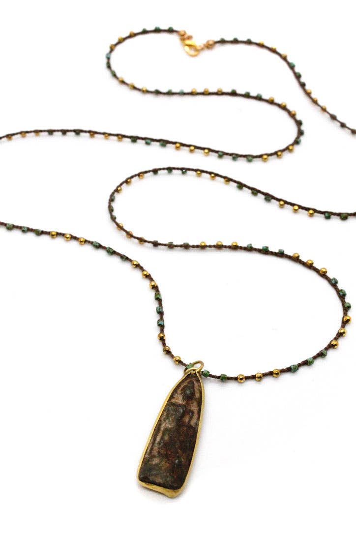 Crochet Buddha Necklace - La De Da