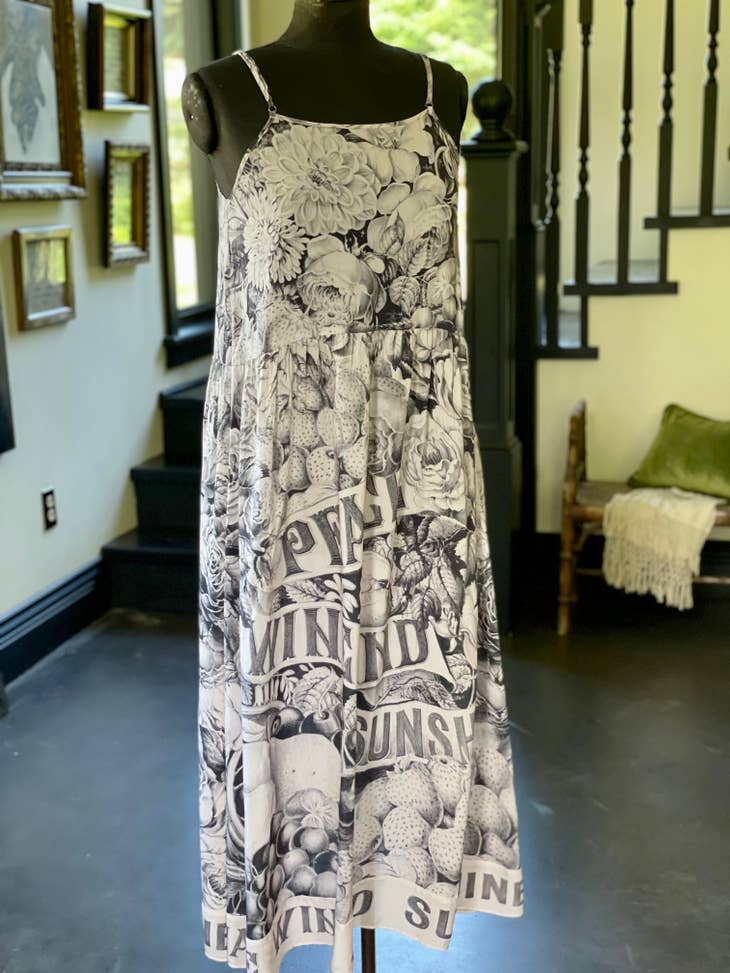 Peace Wine & Sunshine Slip Dress - La De Da