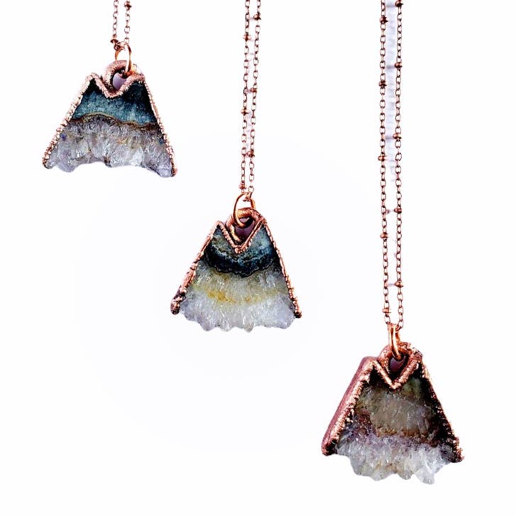 Amethyst Mountain Necklace - La De Da