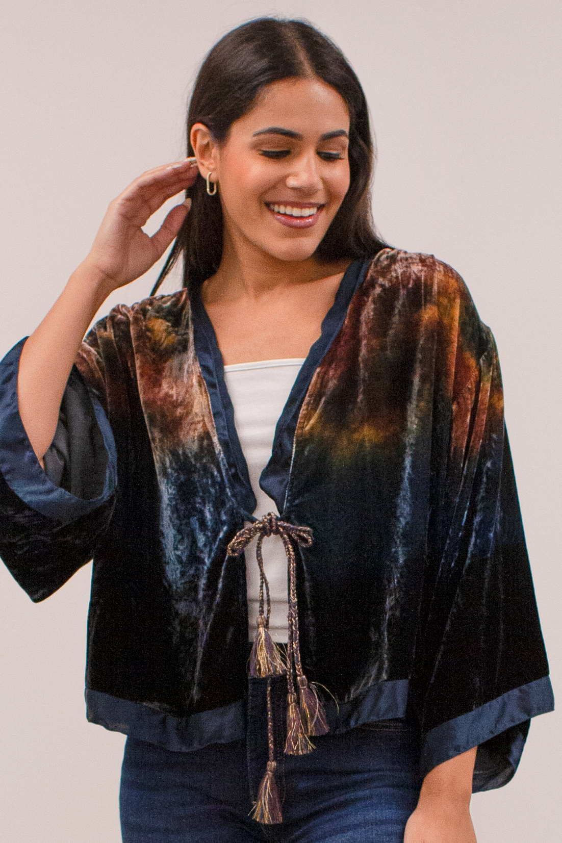 Frida Velvet Kimono - La De Da