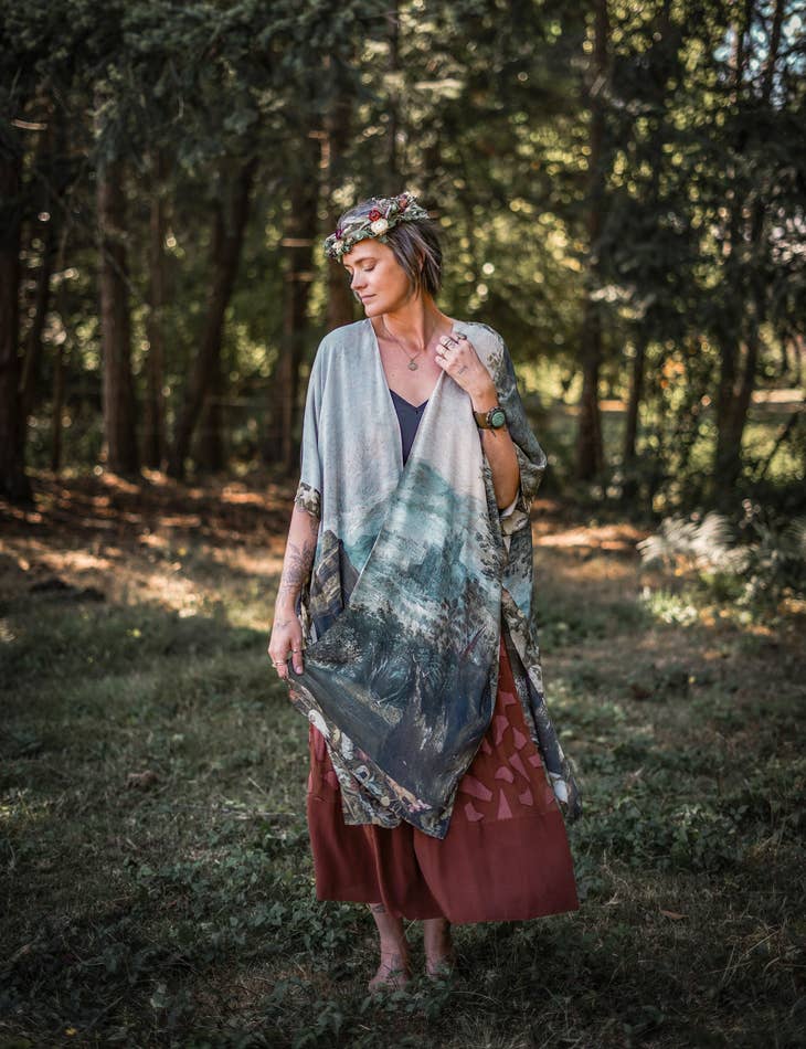 Castles In The Air Starduster Kimono - La De Da