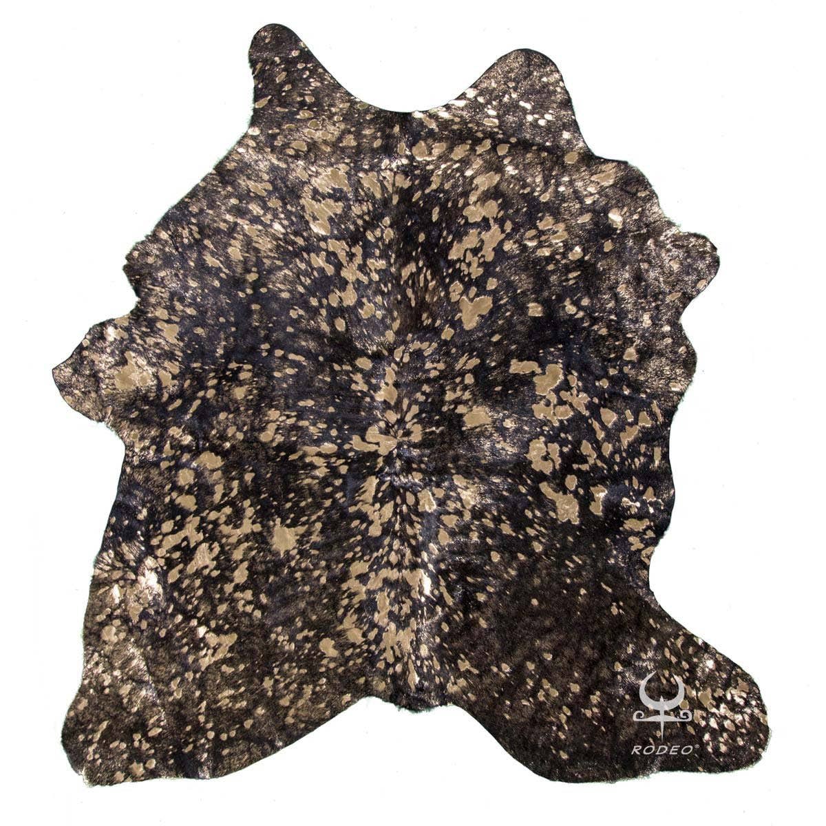 Brazilian Gold/silver on Black Calf Skin - La De Da