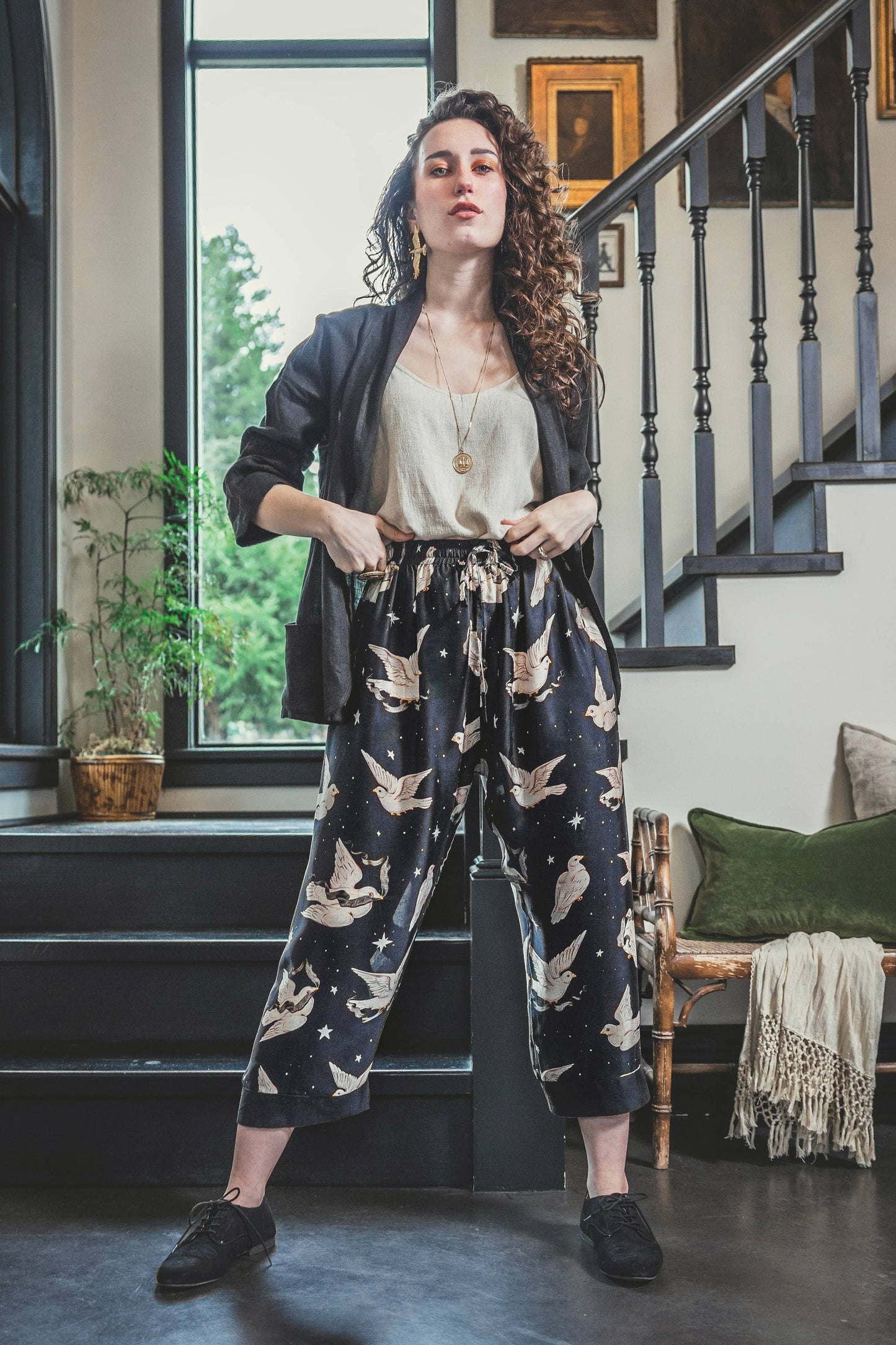 Stardust Luxury Silk & Bamboo Artist Pant - La De Da