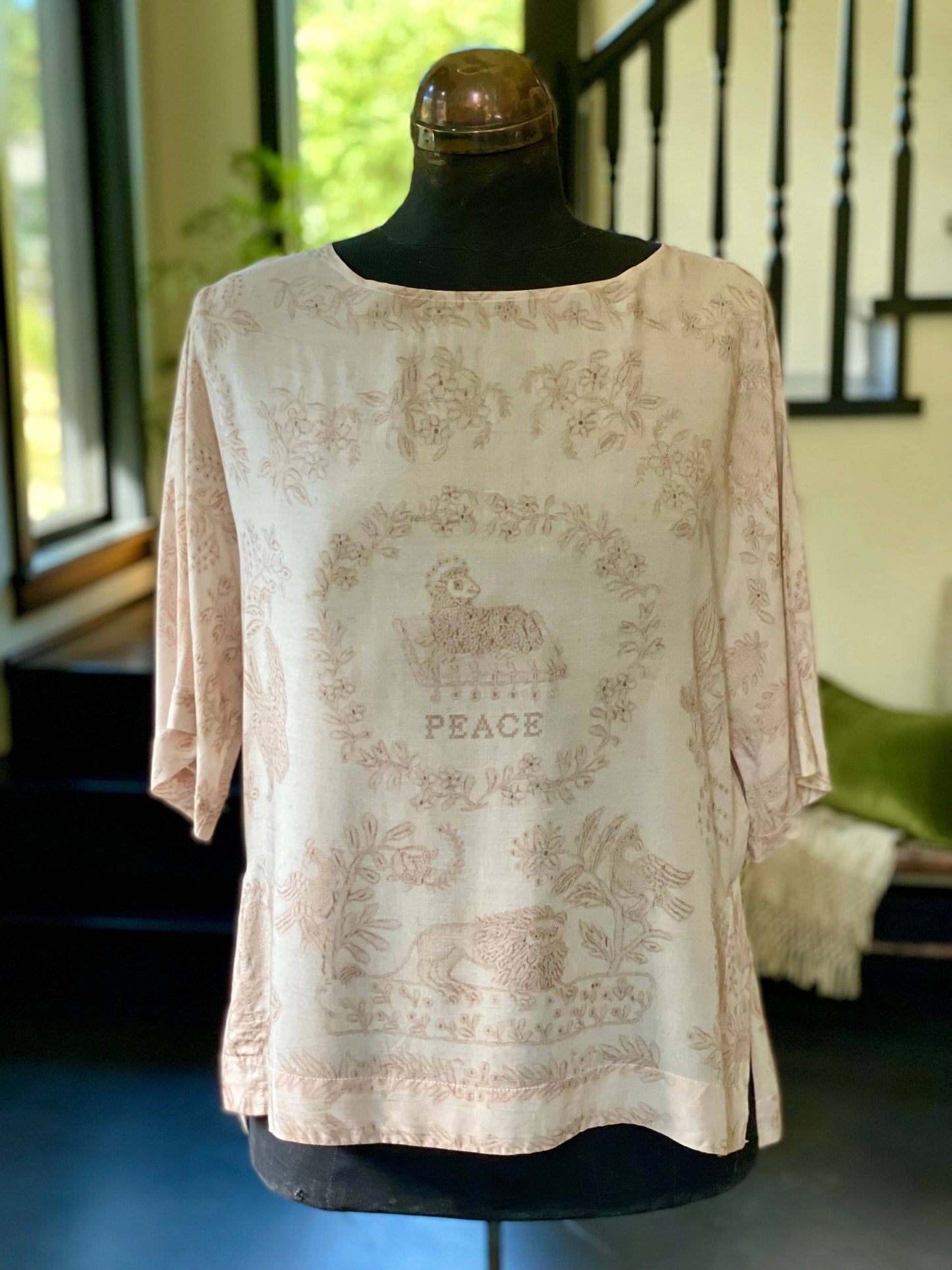 Land Of Plenty Tee Luxe Bamboo Tunic Shirt - La De Da