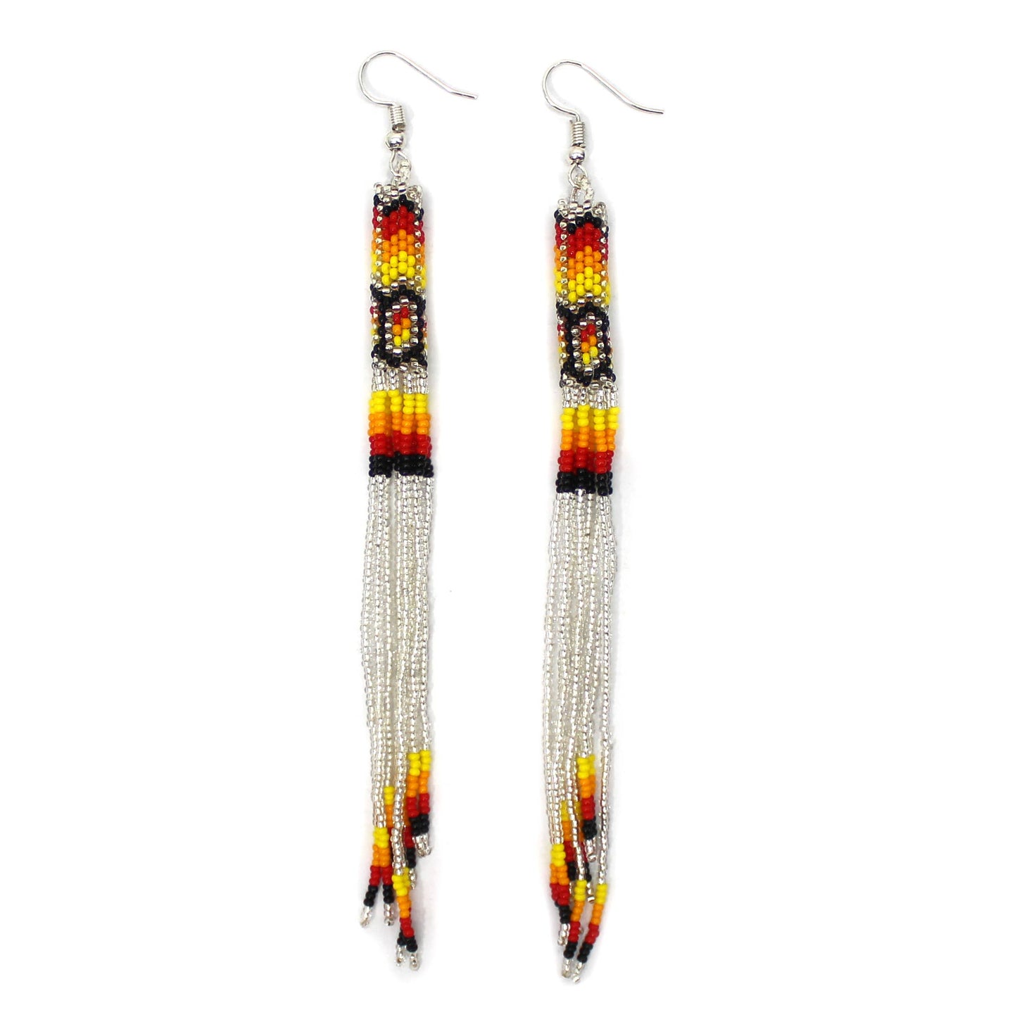 Handmade Extra long Bead Earrings - La De Da