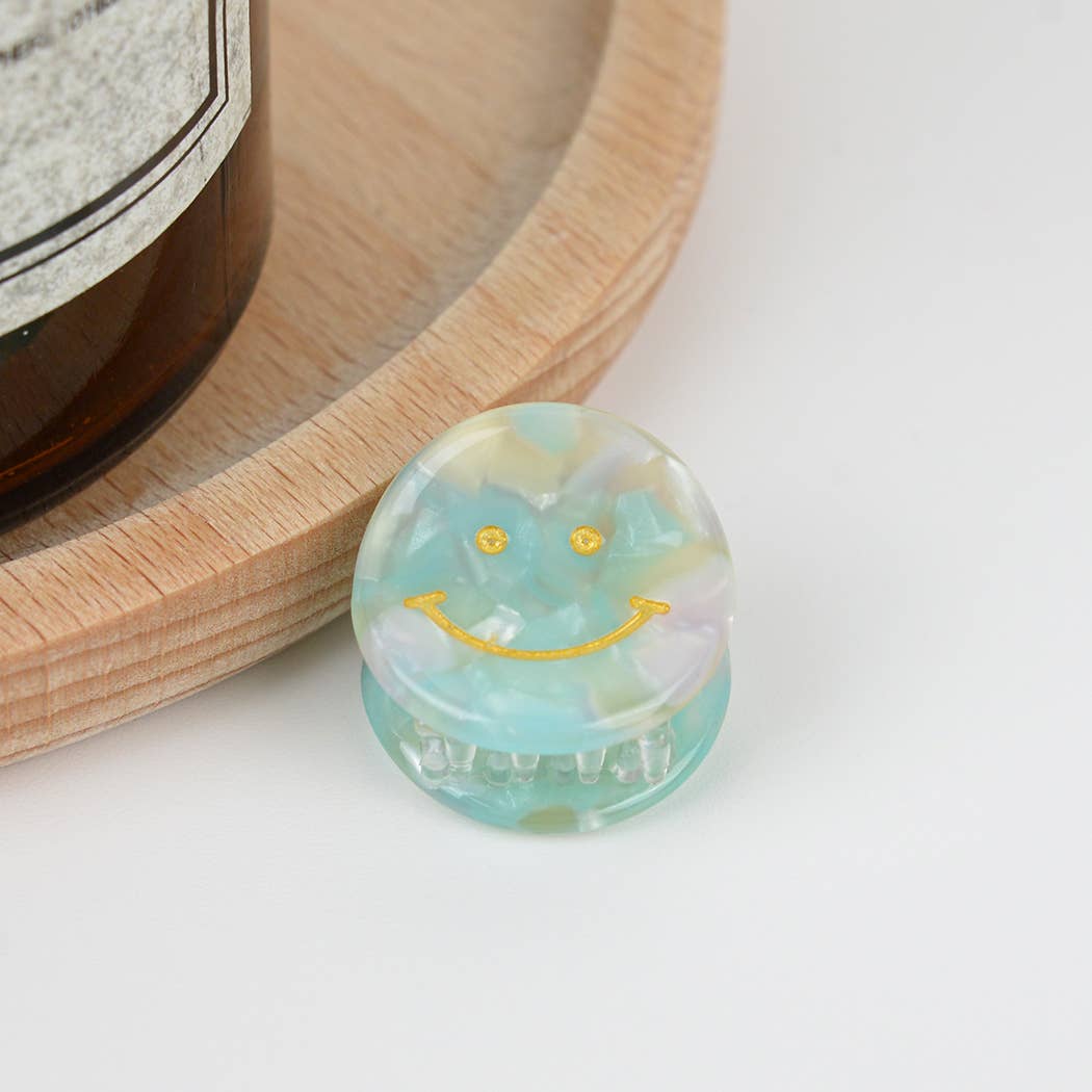Cute Smiley Face Hair Clip - La De Da